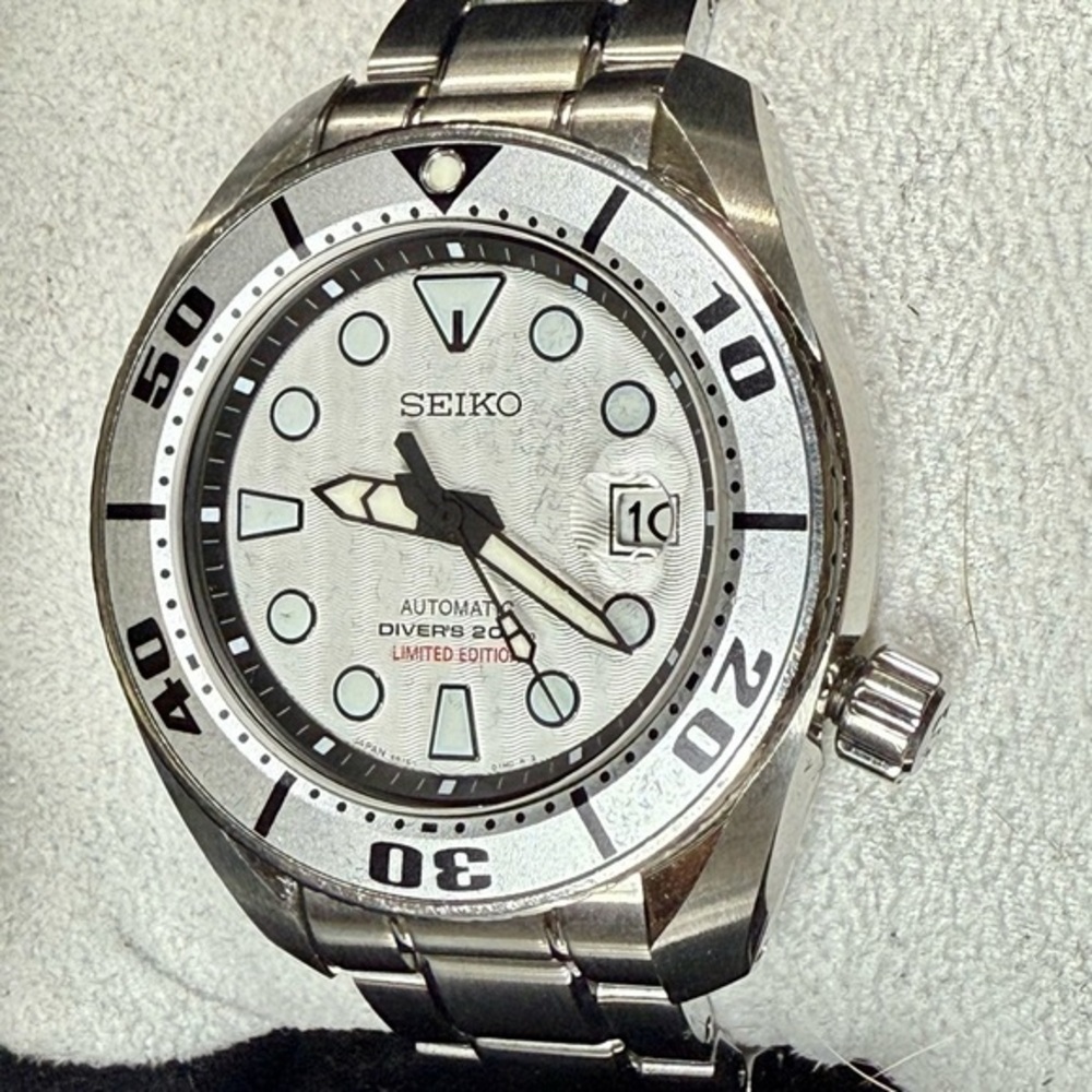 Seiko “Silver Sumo” Date Silver Dial Auto Mens Classic Watch *Limited Edition* - Picture 3 of 7